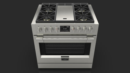 36 DUAL FUEL PRO RANGE WITH GRIDDLE