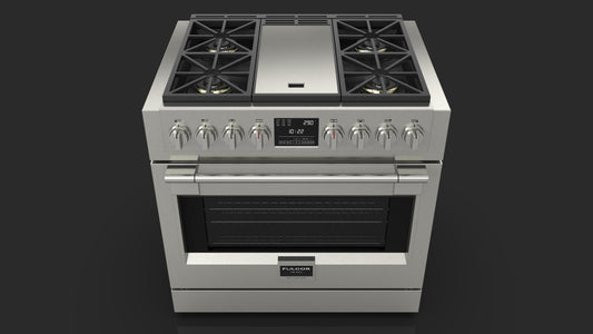 36 DUAL FUEL PRO RANGE WITH GRIDDLE