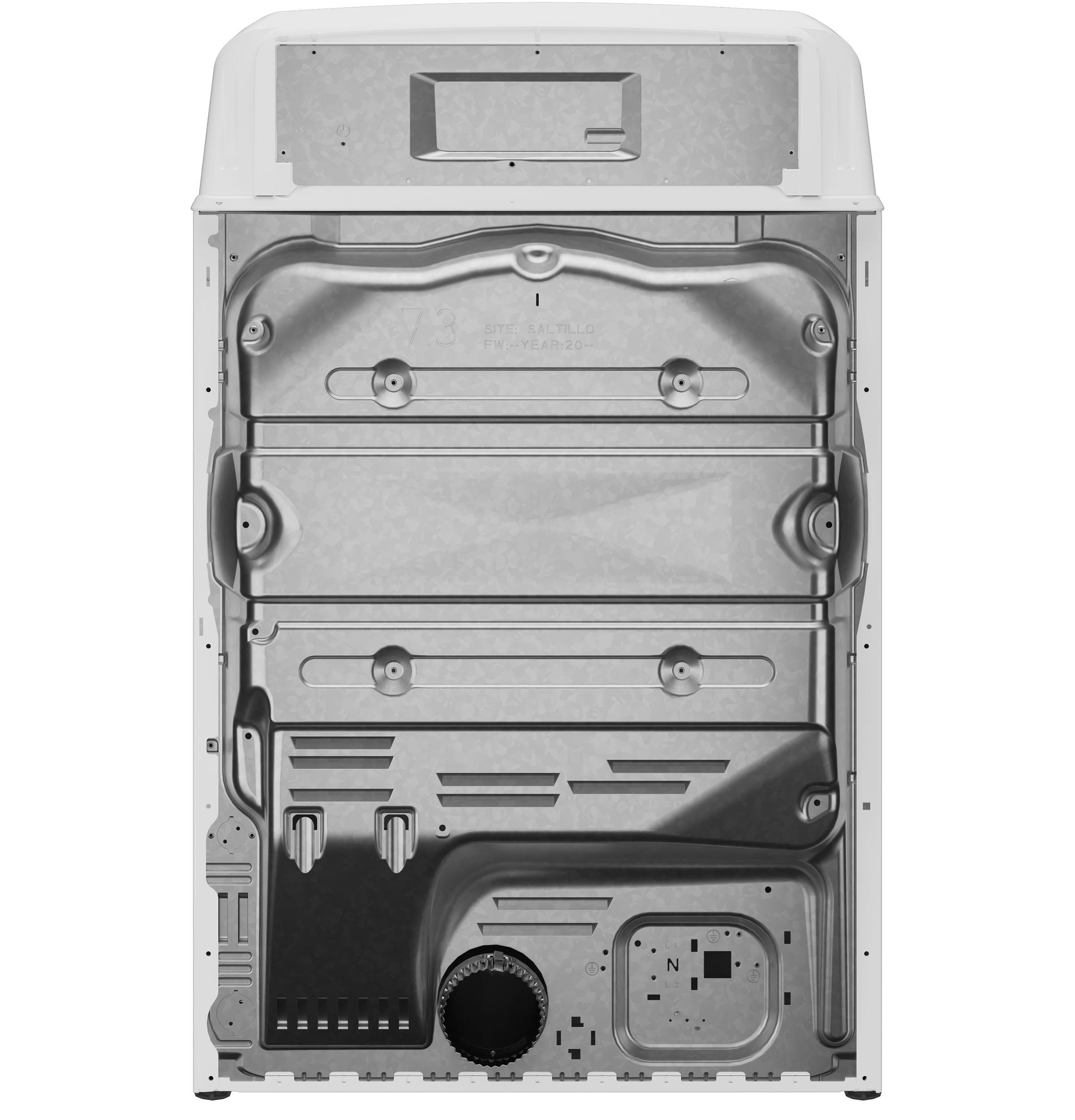 GTD38GASWWS GE® 7.2 cu. ft. Capacity Gas Dryer with Up To 120 ft. Venting and Reversible Door&#x200B;