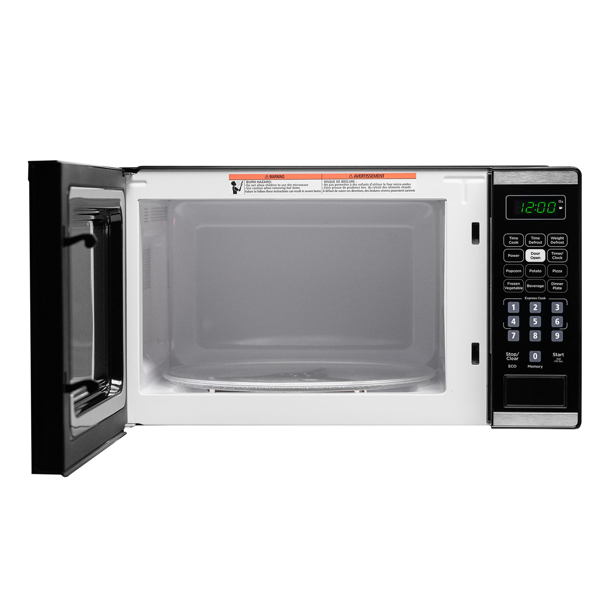 DBMW0722BBS Danby 0.7 cu. ft. Countertop Microwave in Black and Stainless Steel