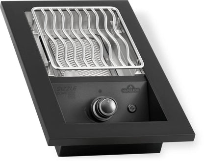 Napoleon Bbq BIB10IRPMK Built-in 700 Series Single Infrared Burner with Matte Black Cover , Propane, Matte/Matt Black