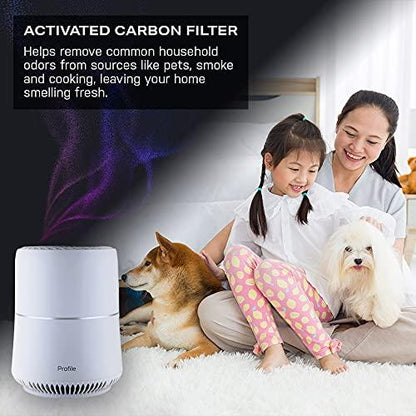 Ge Appliances PFTS06AA Profile Air Purifier for Small Rooms, White