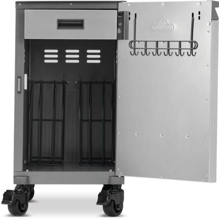 Napoleon Bbq 68003 Prestige Under Grill Storage Two Carts