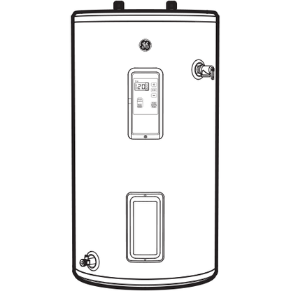 GE30S12BLM GE® Smart 30 Gallon Short Electric Water Heater