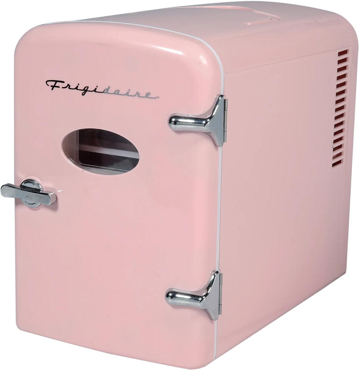 Frigidaire EFMIS175PINK 9-Can Retro Mini Fridge Cooler - Pink