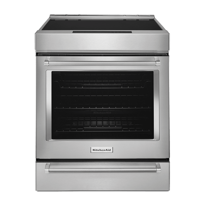 Kitchenaid KSIS730PSS 30-Inch 4-Element Induction Slide-In Convection Range with Air Fry