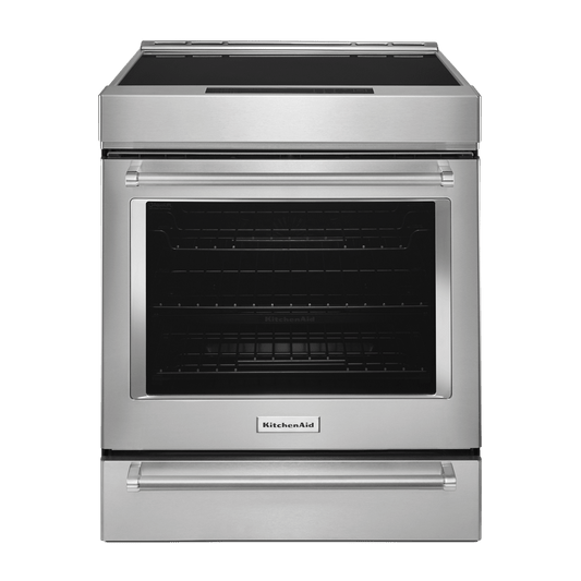 Kitchenaid KSIS730PSS 30-Inch 4-Element Induction Slide-In Convection Range with Air Fry