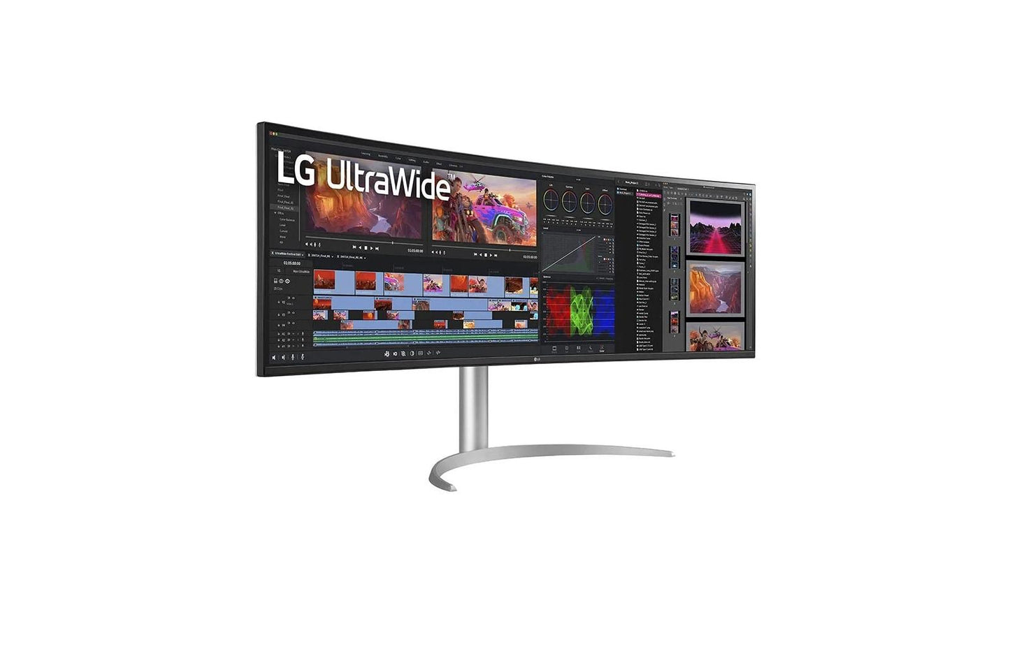 Lg 49BQ95CW 49" Dual QHD Nano IPS™ Curved UltraWide™ Monitor with VESA Display HDR™ 400, Built-in Speakers & Gaming Features