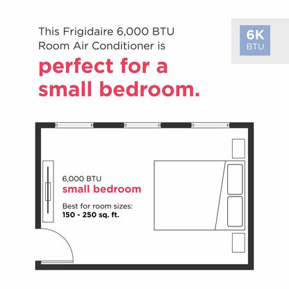 Frigidaire FHWC064TE1 6,000 BTU Window Room Air Conditioner