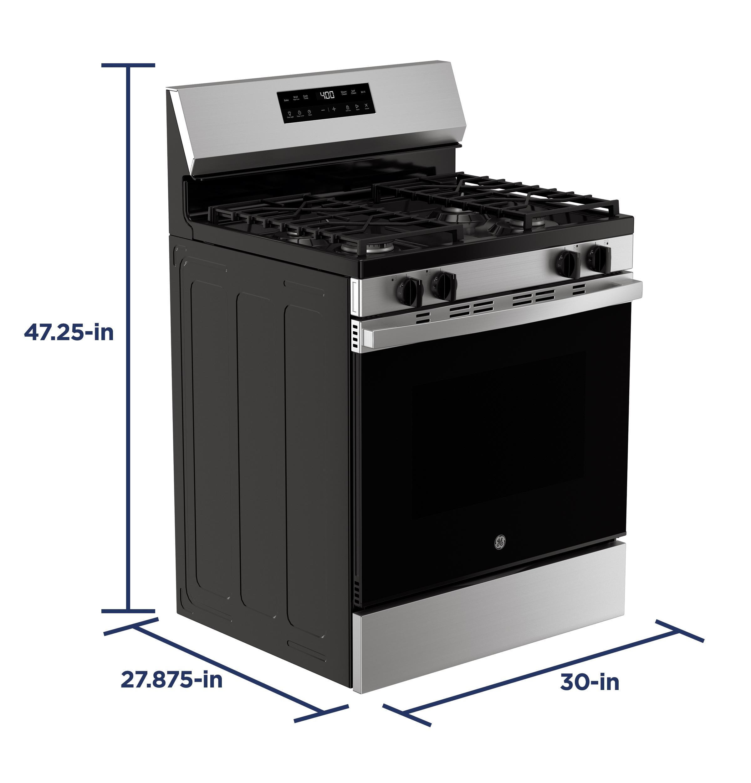 GGF400PVSS GE® 30" Free-Standing Gas Range