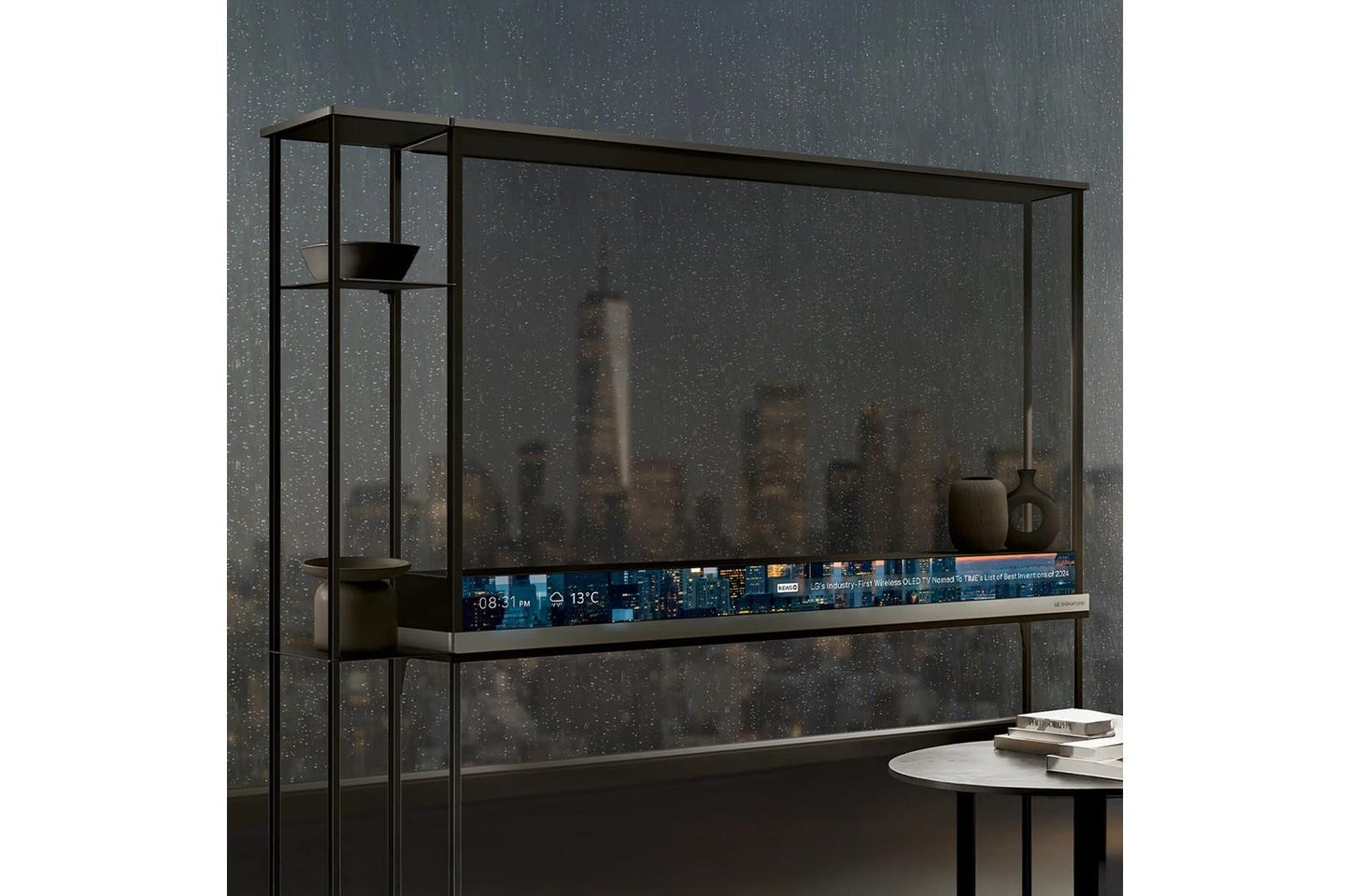 Lg OLED77T4PUA 77 Inch Class LG SIGNATURE OLED T: World's first Transparent 4K Smart TV 2024 with True Wireless Video & Audio Transfer