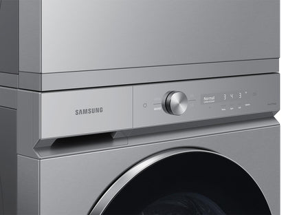 Samsung WF53BB8900AT Bespoke 5.3 cu. ft. Ultra Capacity Front Load Washer with AI OptiWash™ and Auto Dispense in Silver Steel