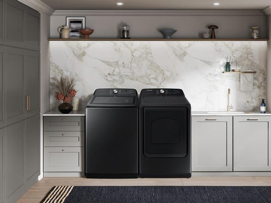 Samsung WA52DG5500AVUS 5.2 cu. ft. Large Capacity Smart Top Load Washer with Super Speed Wash in Brushed Black