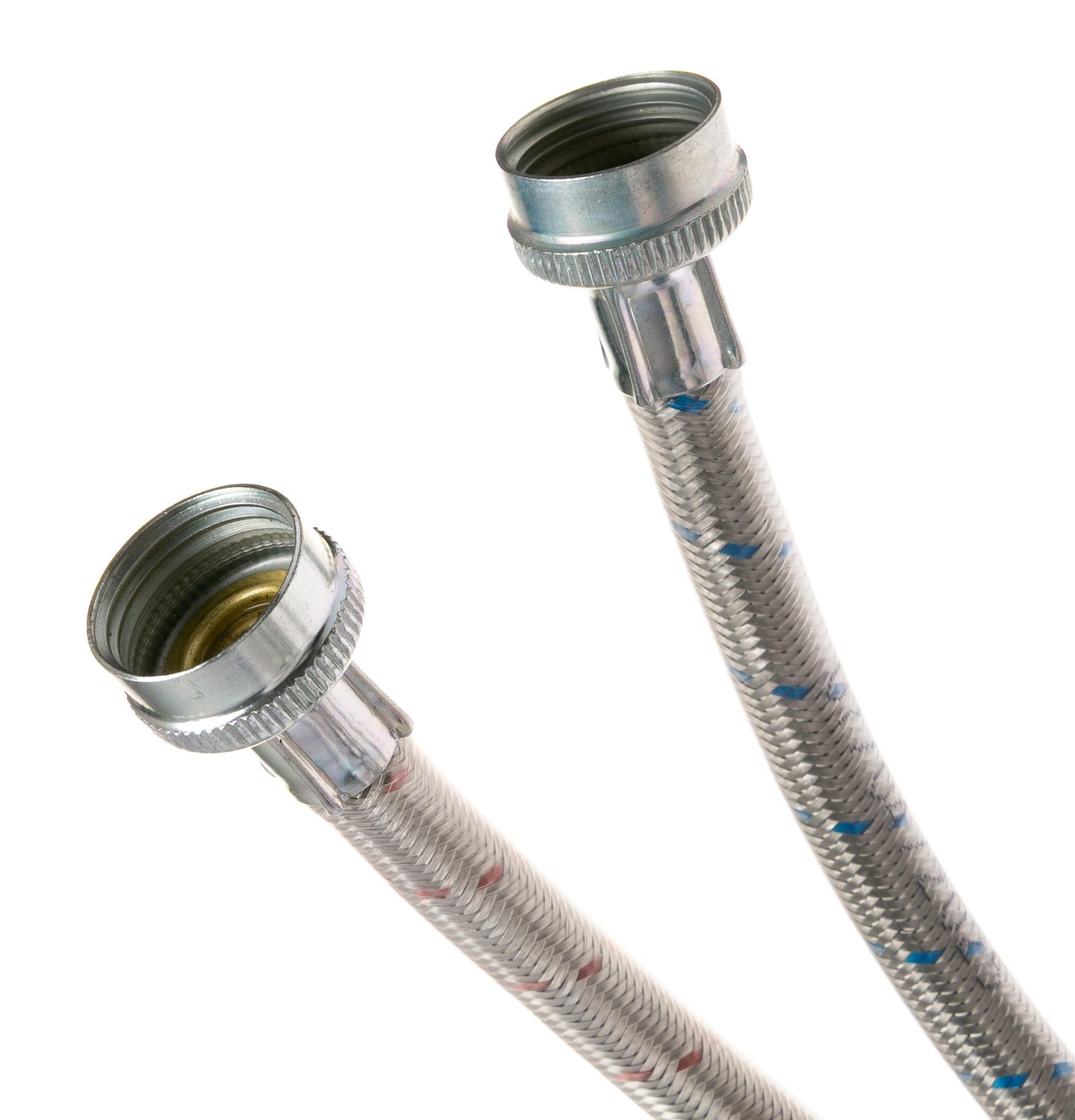 PM14X10005 GE® Universal Washing Machine Stainless Steel Hoses - 2 Pack PM14X10005