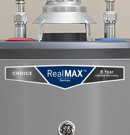 GP30T08BXR GE RealMAX Choice 30-Gallon Tall Liquid Propane Atmospheric Water Heater
