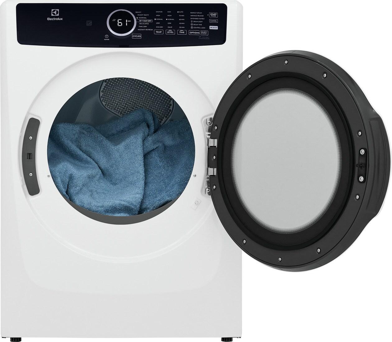 ELFE7437AW Electrolux Front Load Perfect Steam™ Electric Dryer with Instant Refresh - 8.0 Cu. Ft.