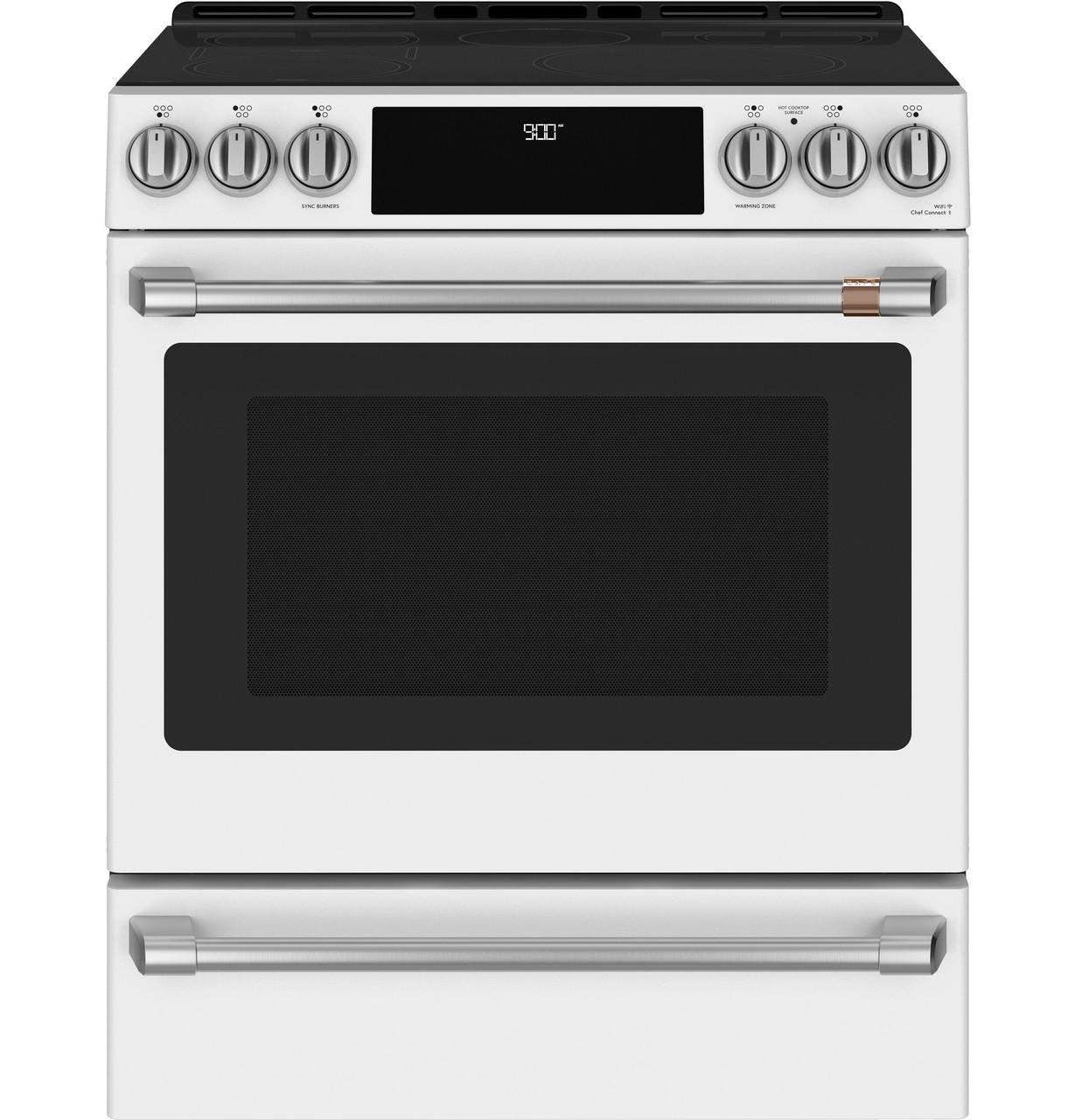 Cafe CXFCHHKPMSS CAF(EBACK)™ Front Control Induction Knobs and Handles - Brushed Stainless