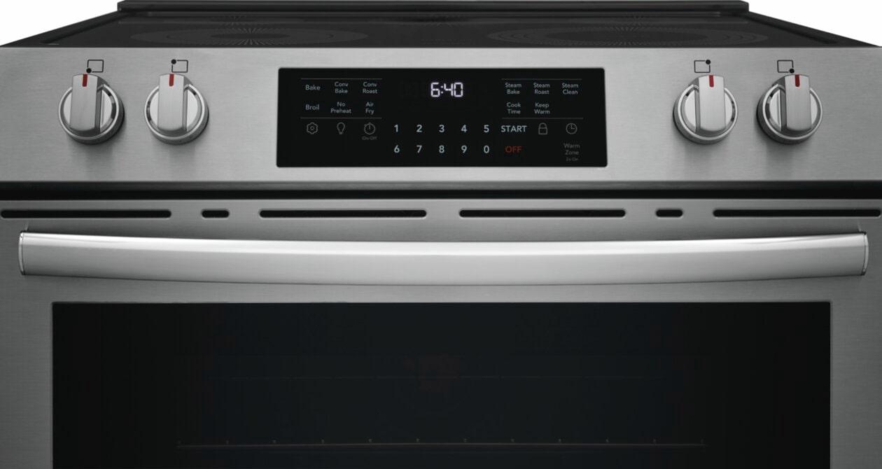 Frigidaire GCFE3059BF 30" Front Control Electric Range with Total Convection