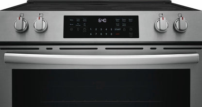 Frigidaire GCFE3059BF 30" Front Control Electric Range with Total Convection