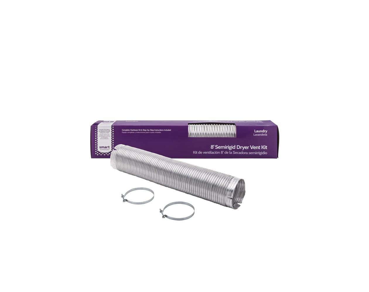 Electrolux 912001015 8' Long 4" Diameter Semi Rigid Dryer Vent Installation Kit with Elbow