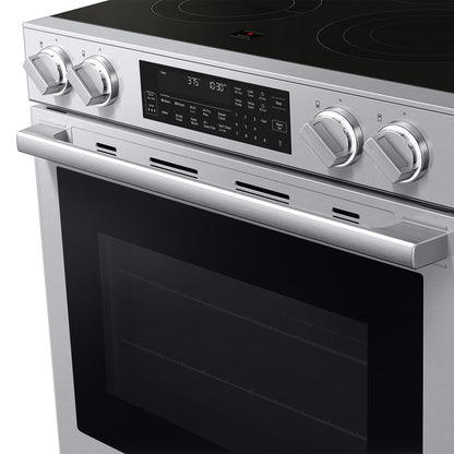 Samsung NSE90H63SR Bespoke Smart Slide-in Electric Range Pro Style Elite Design  Illuminated Knobs  Air Fry Max
