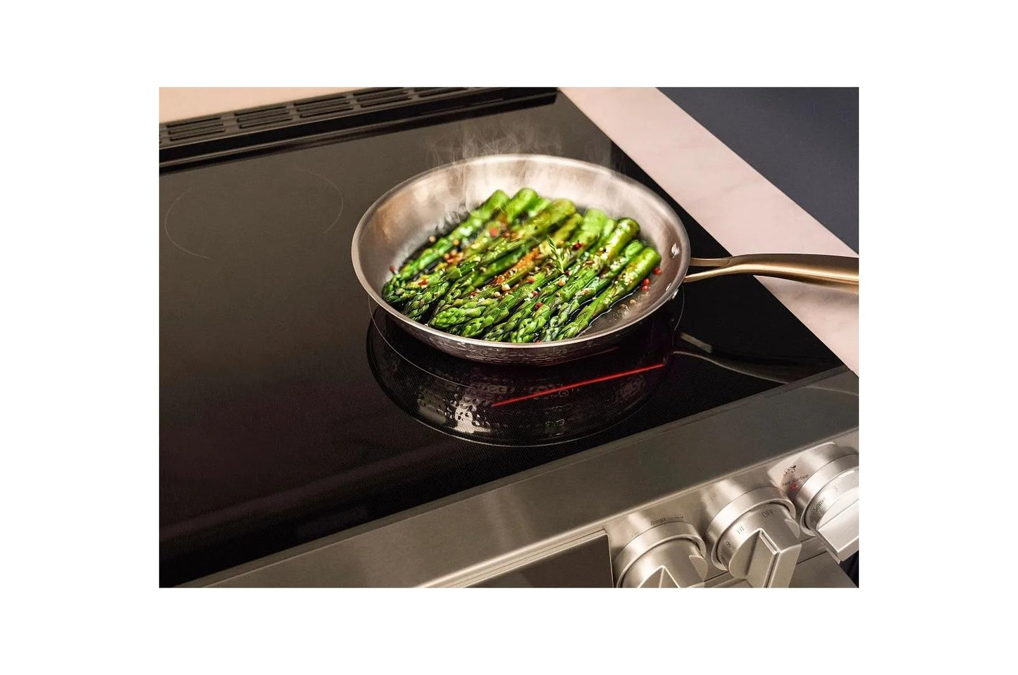 LSIU6339XE LG SIGNATURE 6.3 cu. ft. Smart Induction Slide-In Range with Dynamic ProBake Convection®, Air Fry, Air Sous Vide, Pizza mode and AI Gourmet Camera