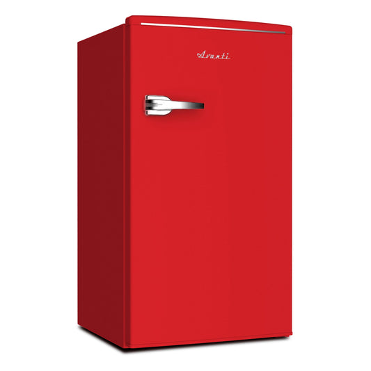 RMRS31X5RIS Avanti 3.0 Cu. Ft. Retro Compact Refrigerator - Red