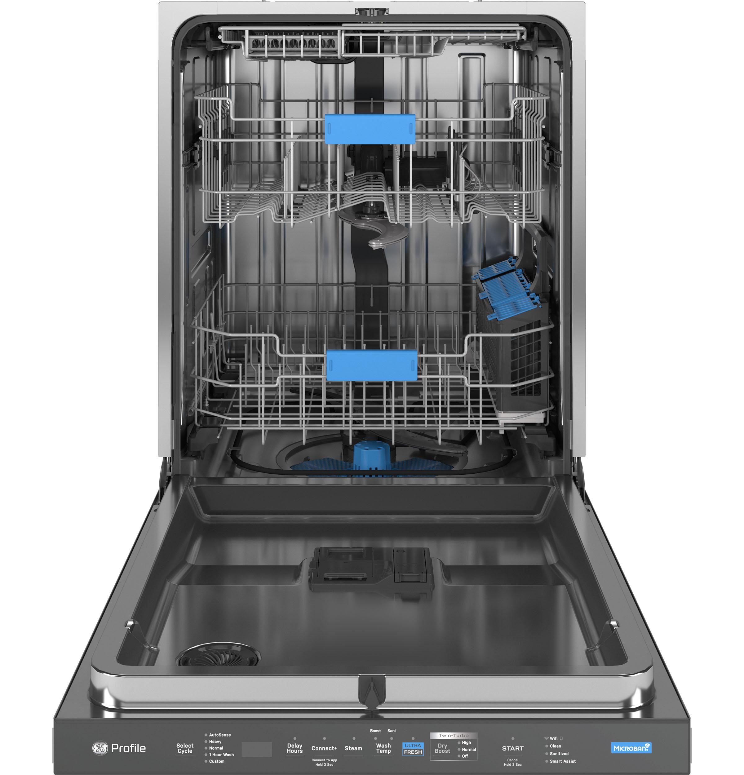 PDP795SYVFS GE Profile™ ENERGY STAR Smart UltraFresh System Dishwasher with Microban™ Antimicrobial Technology with Deep Clean Washing 3rd Rack, 39 dBA