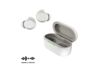 BUDSAUSALWH LG xboom Buds by will.i.am  Bluetooth Earbuds  xboom Signature Sound with Graphene Driver, White