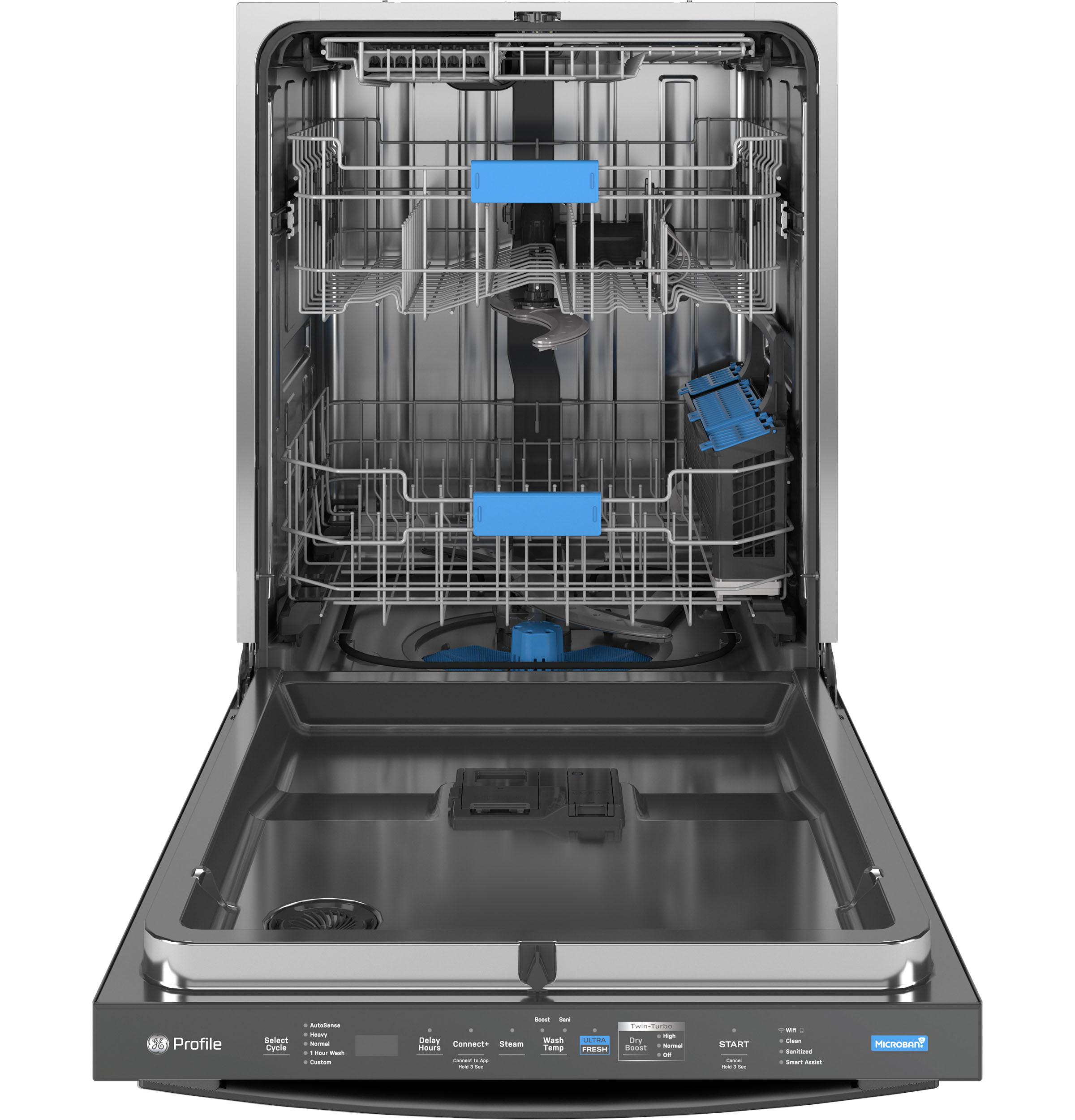 GE Profile™ ENERGY STAR Smart UltraFresh System Dishwasher with Microban™ Antimicrobial Technology with Deep Clean Washing 3rd Rack, 42 dBA