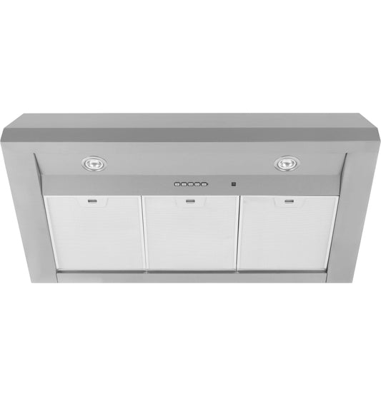 Cafe UVW8304SPSS 30" Designer Wall Mount Hood w/ Dimmable LED Lighting