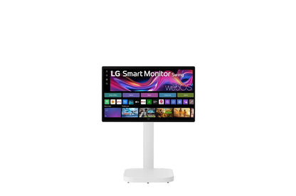 Lg 32U889SA 31.5" 4K UHD IPS Touch Screen Smart Monitor Swing with Rolling Stand, webOS