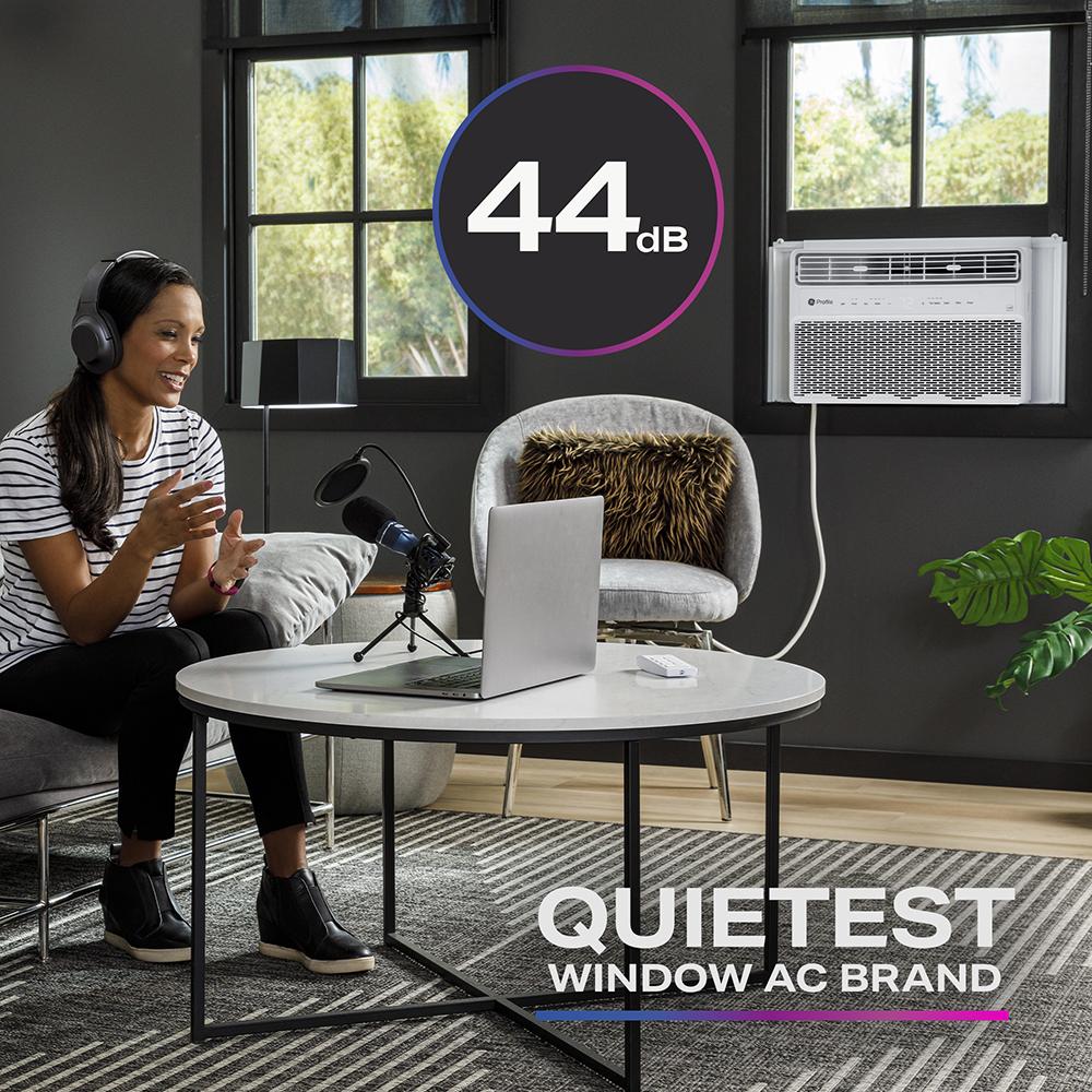 PWDV12WWF GE Profile™ ENERGY STAR® 12,000 BTU Inverter Smart Ultra Quiet Window Air Conditioner for Large Rooms up to 550 sq. ft.