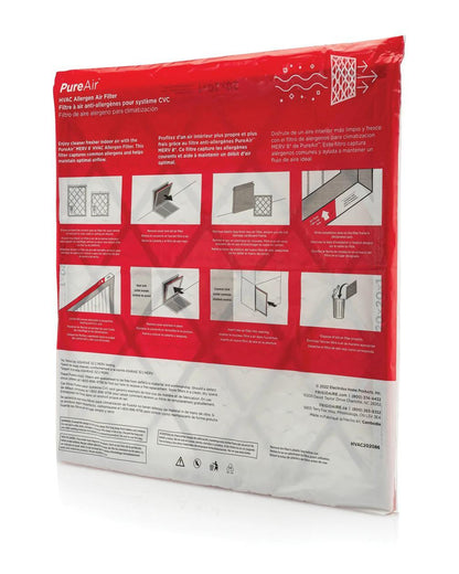 Frigidaire HVAC202086 PureAir® 20" x 20" x 1" MERV 8 Allergen Air Filter - 6 Pack
