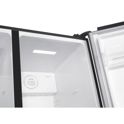 DFF212B1SLDB Danby 21.2 cu. ft. Side-by-Side Refrigerator in Stainless Steel Look