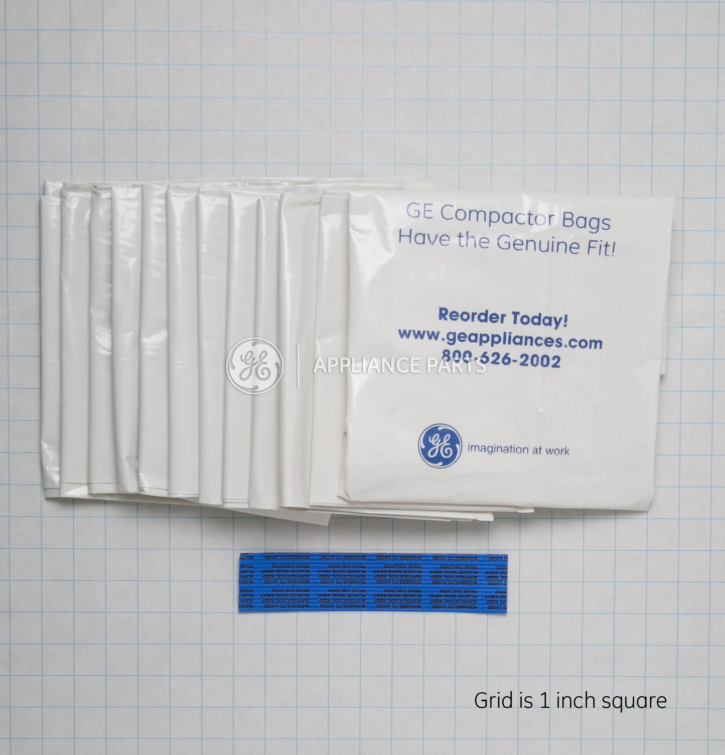 Ge Appliances WC60X5015 12" Heavy Duty Compactor Bags (12 qty)