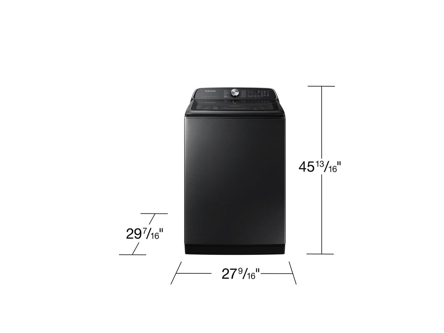 Samsung WA55CG7100AV Top Load Washer Super Speed Wash  Active WaterJet  5.5 cu.ft.
