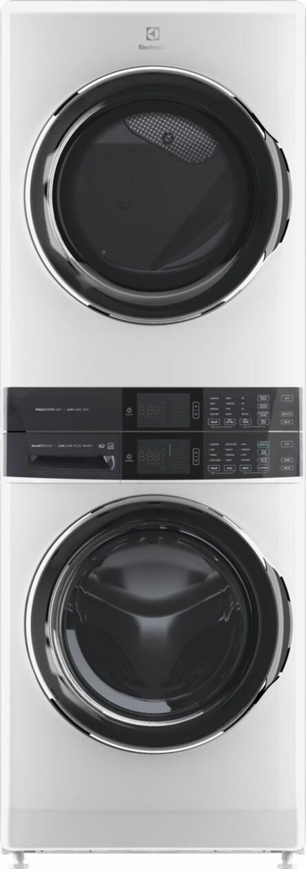 ELTE7600AW Electrolux Laundry Tower Single Unit Front Load 4.5 Cu. Ft. Washer & 8 Cu. Ft. Electric Dryer