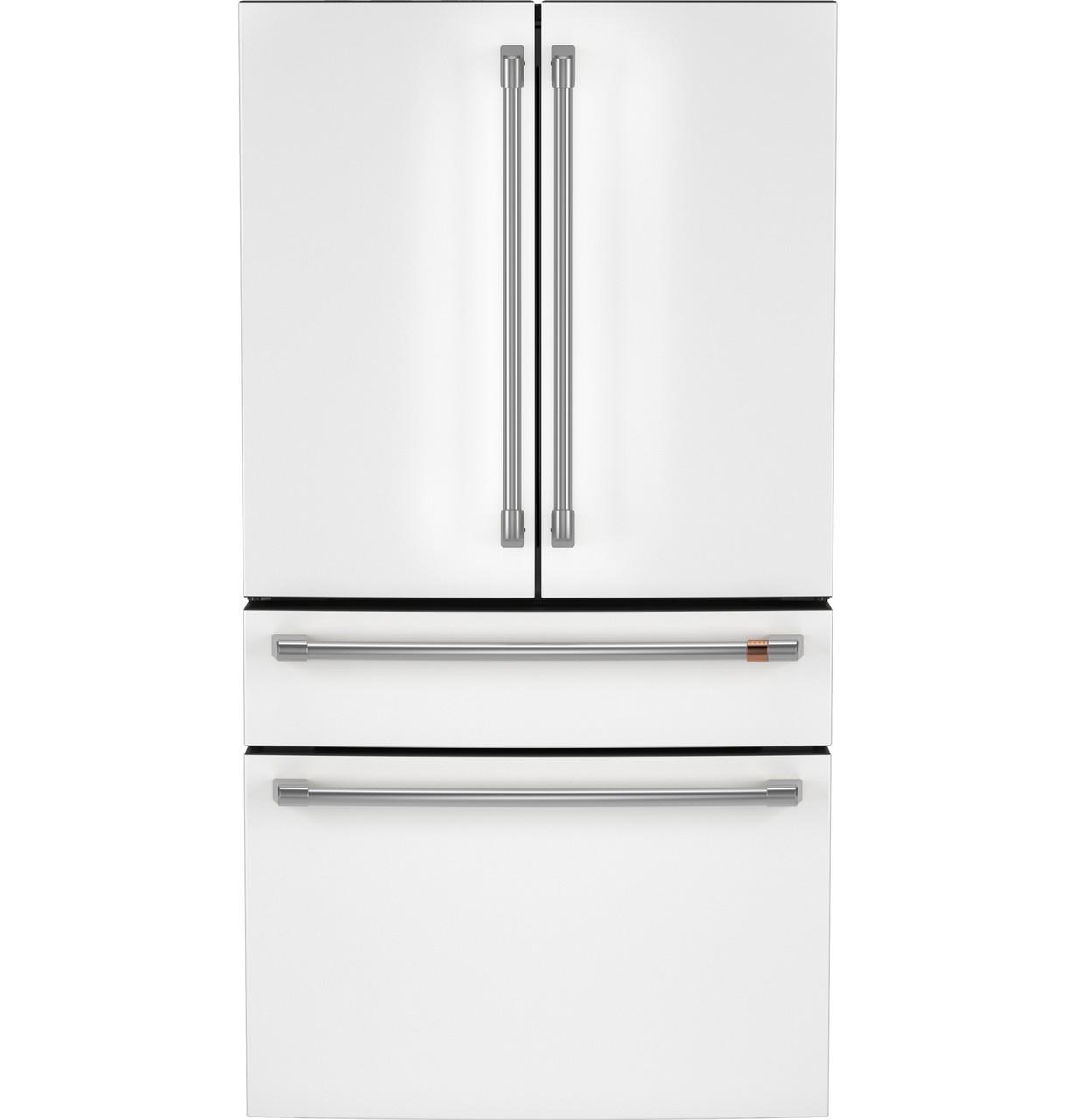 Cafe CGE29DP4TW2 Caf(eback)™ ENERGY STAR® 28.7 Cu. Ft. Smart 4-Door French-Door Refrigerator With Dual-Dispense AutoFill Pitcher