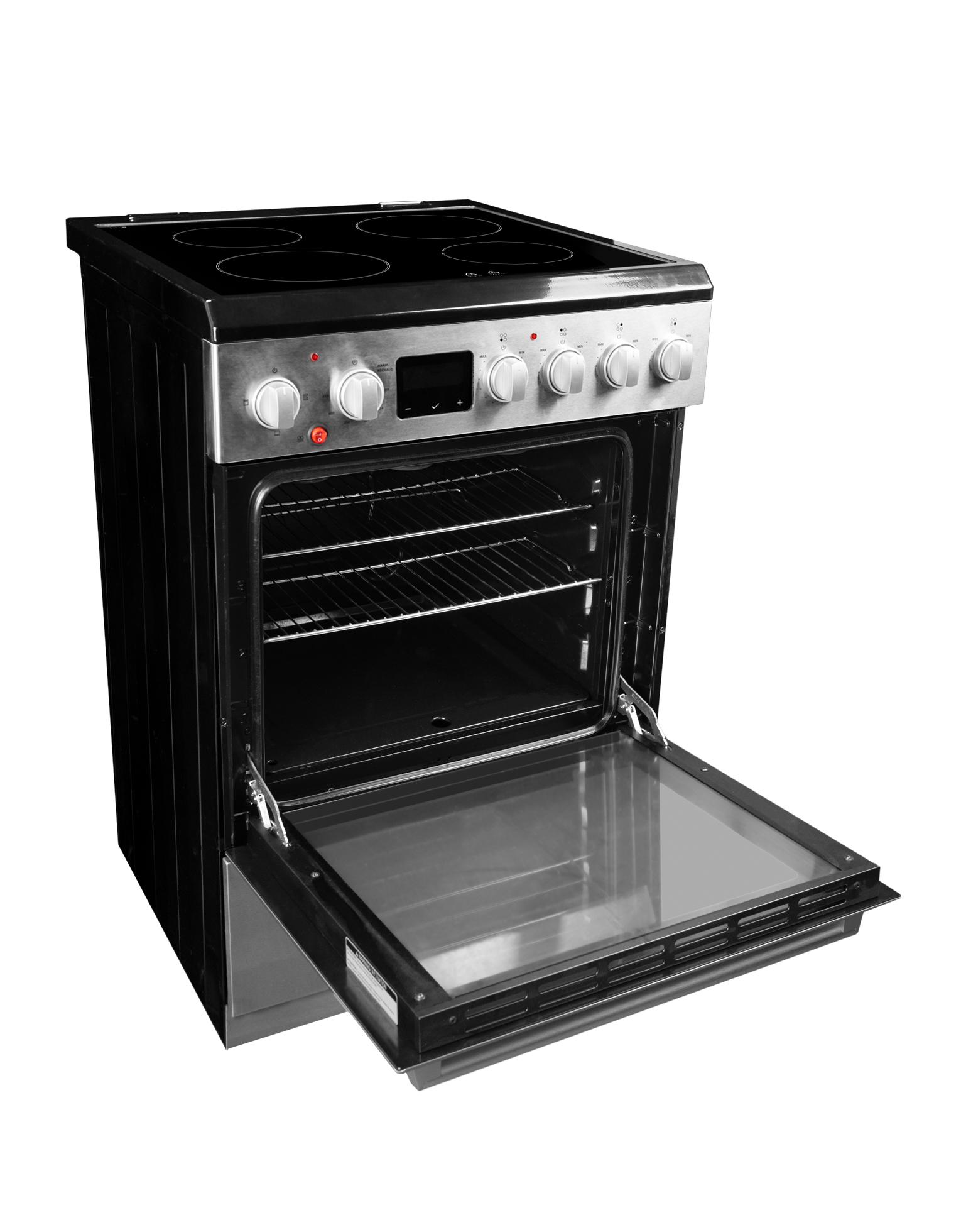 DRCA240BSS Danby 24-in TruAirFry Smooth top Slide-in Electric Range in Stainless Steel