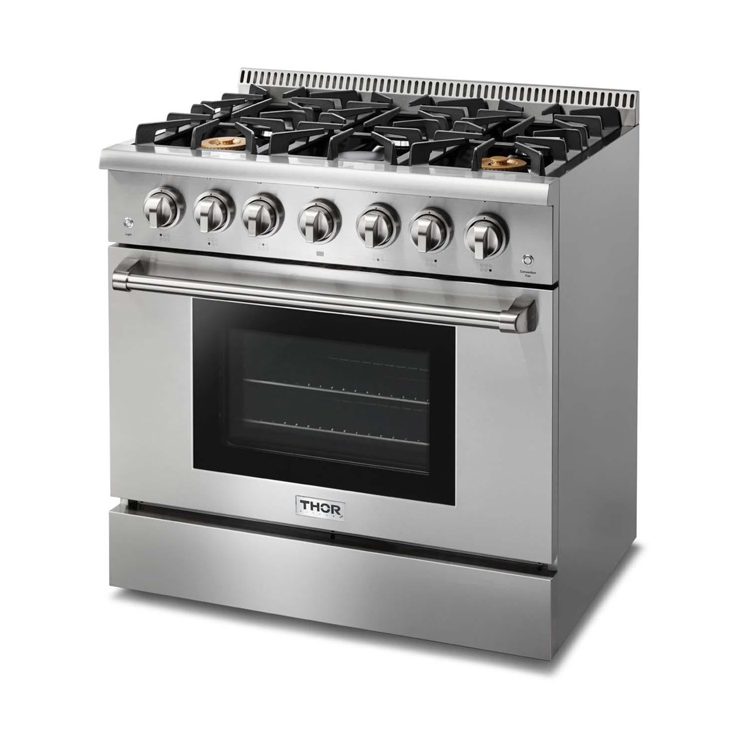 HRG3618U Thor Kitchen 36-inch Professional Gas Range - Hrg3618u