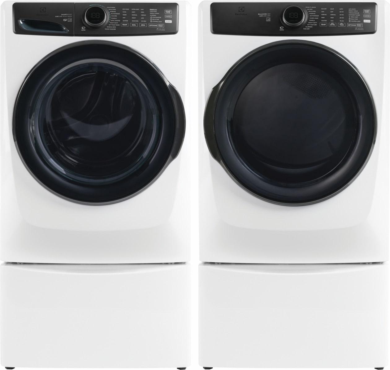 ELFE7738AW Electrolux Front Load Perfect Steam™ Electric Dryer with Balanced Dry™ and Instant Refresh - 8.0 Cu. Ft.