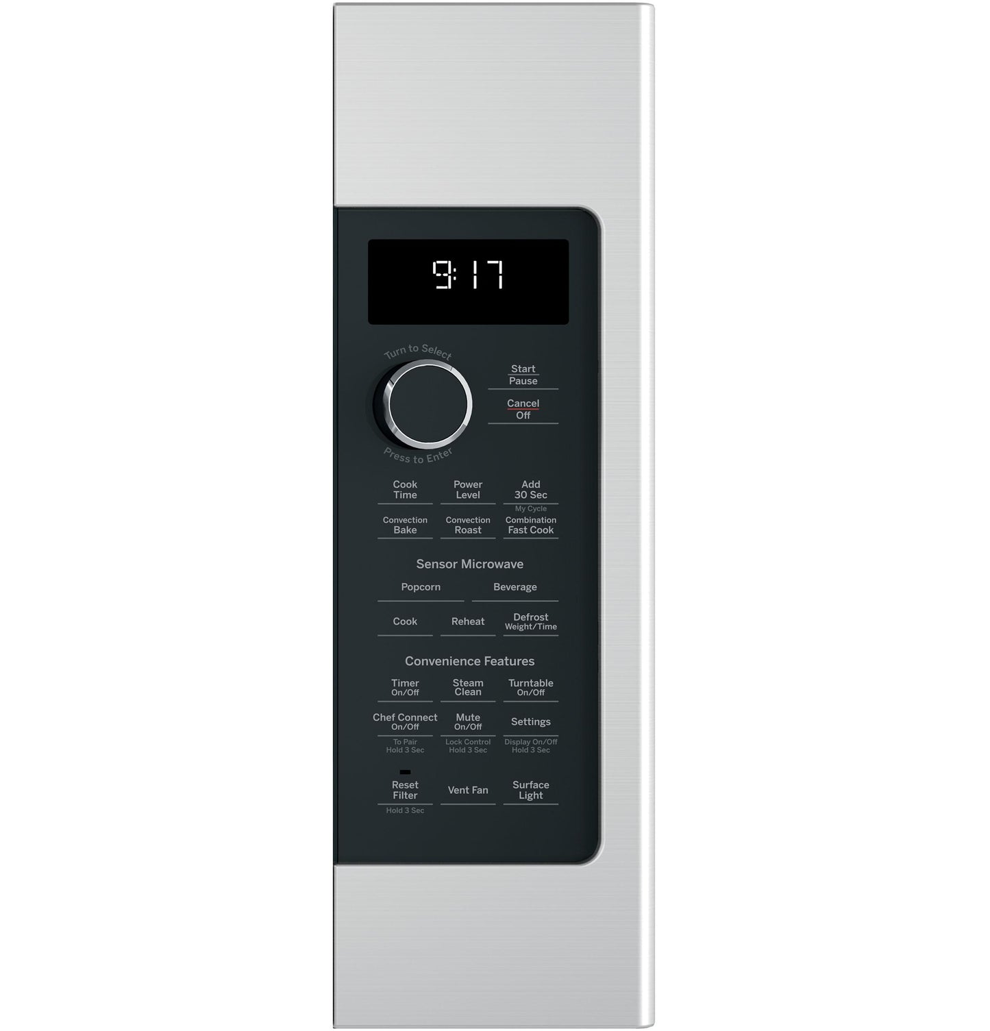 PVM9179SKSS GE Profile™ 1.7 Cu. Ft. Convection Over-the-Range Microwave Oven
