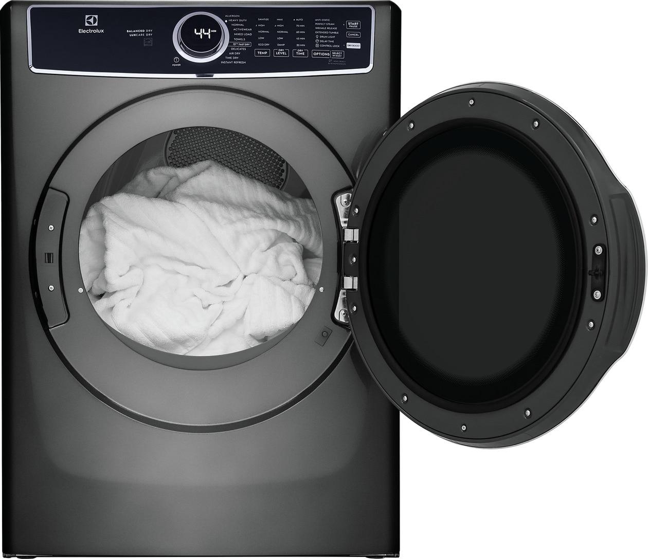 Electrolux ELFE7637AT Front Load Perfect Steam™ Electric Dryer with Balanced Dry™ and Instant Refresh - 8.0 Cu. Ft.