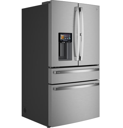 PVD28HYYFS GE Profile™ ENERGY STAR® 27.9 Cu. Ft. Smart 4-Door French-Door Refrigerator with Kitchen Assistant™