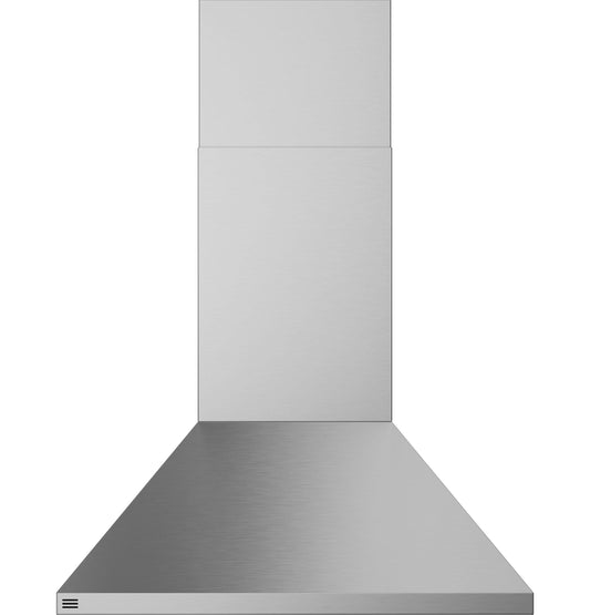 PVW1030SWSS GE Profile 30" Wall-Mount Pyramid Chimney Vent Hood with Clean Air Sensors