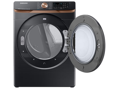 Samsung DVE50BG8300V 7.5 cu. ft. Smart Electric Dryer with Steam Sanitize+ and Sensor Dry in Brushed Black