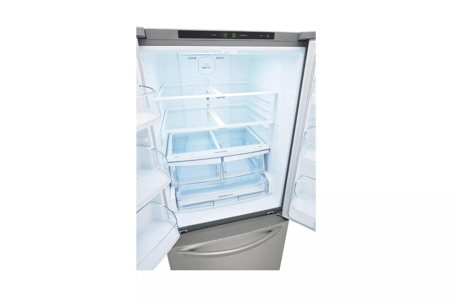 Lg LFCS22520S 22 cu. ft. 30-inch Wide French Door Refrigerator - Stainless Steel