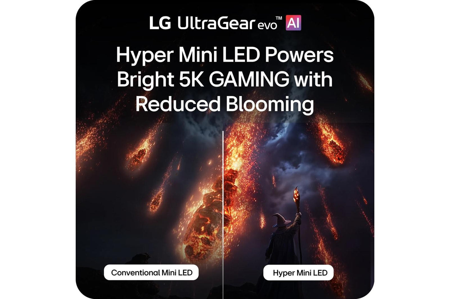 Lg 27GM950BB 27 Inch UltraGear™ evo AI GM9, Hyper Mini LED 5K Gaming Monitor