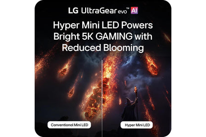 Lg 27GM950BB 27 Inch UltraGear™ evo AI GM9, Hyper Mini LED 5K Gaming Monitor